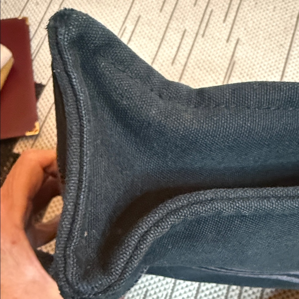 Hermes Black and Gray Canvas Tote - Picture 9 of 10